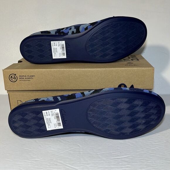 Clarks Cloudsteppers Carly Hope Washable Knit Bow Flats - Picture 7 of 7